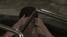 Nude Japanese cutie with boobs hidden in pool water nri067 00