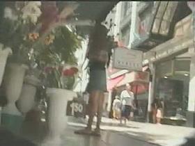 Sexy upskirts ass shots of two amazingly tight chicks