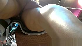 A Girl With The Bow Up To Her Ass