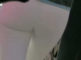 Gorgeous chicks in the street candid video tape