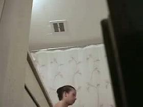 Gorgeous naked teen babe in the bathroom