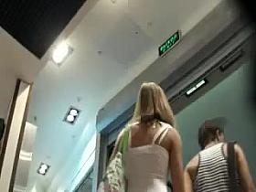 upskirts in victoria secret store