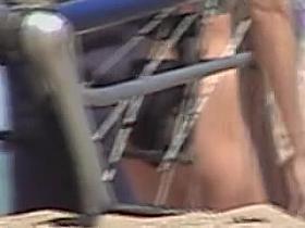 Candid bikini panty on the awesome hot booty cheeks 01zp