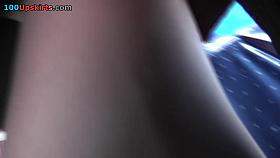 Watch the color of gals upskirt panty