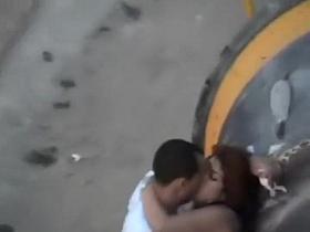 Love story caught by a voyeur