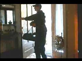 Blond Flashes Ass To Pizza Guy