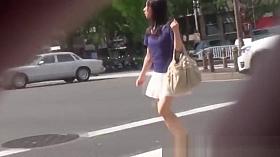 Japanese cuties peeing at secret places around town