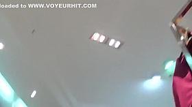 White Dress Upskirt White Thong