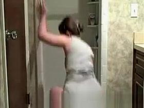 Hot Shower Cleaning...