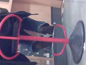 touch strangers nylon feet