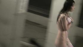 Asian mermaid going out of the pool water on spy cam nri068 00