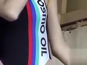 Beautiful Japanese models expose their tight bodies