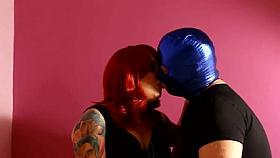 Tina Snua & Her Serf Sharing Smoky Kisses - Smokin' Fetish