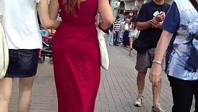 Big booty dress jiggle