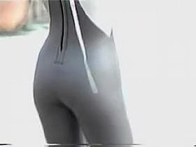 Beach babe is with her candid ass in the tight pants 06zk