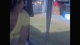 Mature with low d.collet. showing hottest down blouse