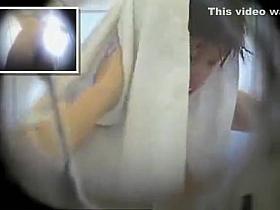 Cute Asian teen change