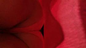 Booty shorts up skirt