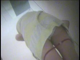 Beauty bent over uncovering cute changing room ass