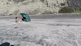 Hot ass and pussy of a tanned babe