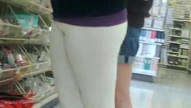 see thru white tights 2