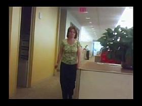 Office Coworker Big Bouncy Boobs