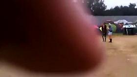 Tripping and dancing naked at a festival