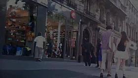 Windy upskirt 5 - Mini skirt with thong