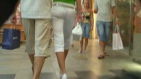 Amazing amateur brunette candid ass