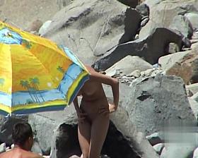 Nude Beach. Voyeur Video 262