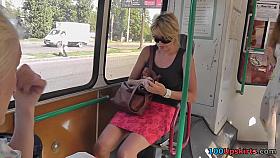 Hawt g-strings upskirt vid with a golden-haired