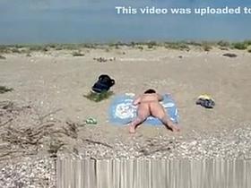 Voyeur on the beach