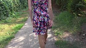 Flashing In Public Place Upskirt Restaurant Nopanties