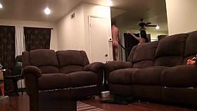 Voyeur Watches Big Tit Brunette And Boyfriend In Risque Position