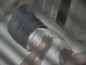 Window Peep at Japanese Solo Girl Having a Convulsive Orgasm