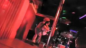 Strip club nude dance caught on tape