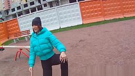 Real teen beauty jizzed on tits after blowjob