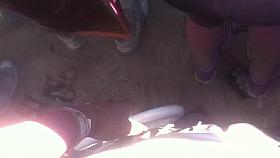 Groping enconxada chikan gropers ass in concert part 1