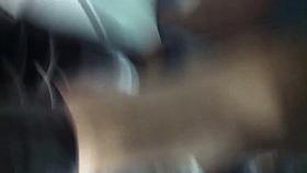 voyeur upskirt in sexy high heel boots climbing up the stairs