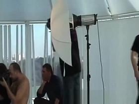 Dirty blond gets her cumshot infront of voyeurs camera