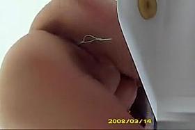 I still love spying on her shaved pussy