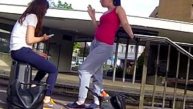 Candid - Young Babe With Nice Body Amd Tits