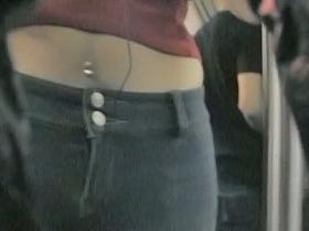 A couple of hotties in this non-nude street voyeur video