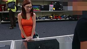 Spex pawnee cockriding in the back office