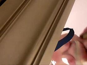 Busty milf wipes off after a shower