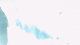 Girl in black tights during a street concert