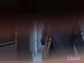 Busy looking Asian babe gets a nasty street sharking.