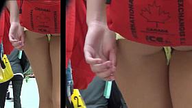 Teen Wearing Cheeky Shorts