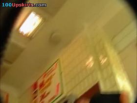 Hidden webcam street up petticoat