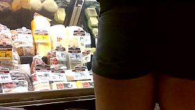 Candid Booty Shorts CloseUp